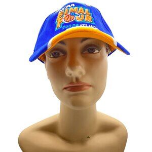 NCAA Final Four 2002 Atlanta Basketball tournament hat cap March Madness blue or
